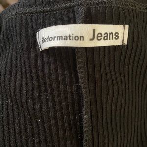 Reformation Jeans Women’s XS Black Scoop Neck Top